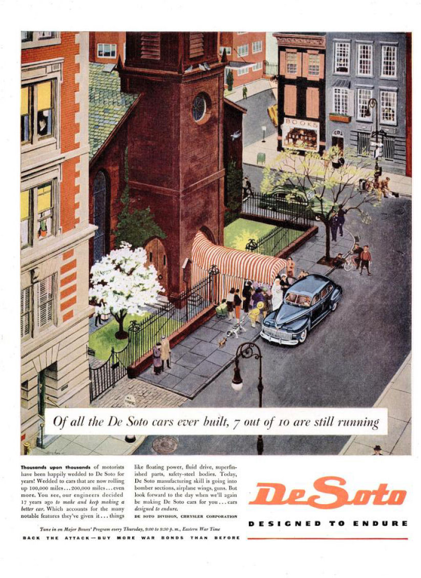 1945 DeSoto Auto Advertising